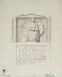 Houel Jean-Pierre-Laurent Tombstone with a Bas-Relief and an Inscription from La Valletta  - Hermitage